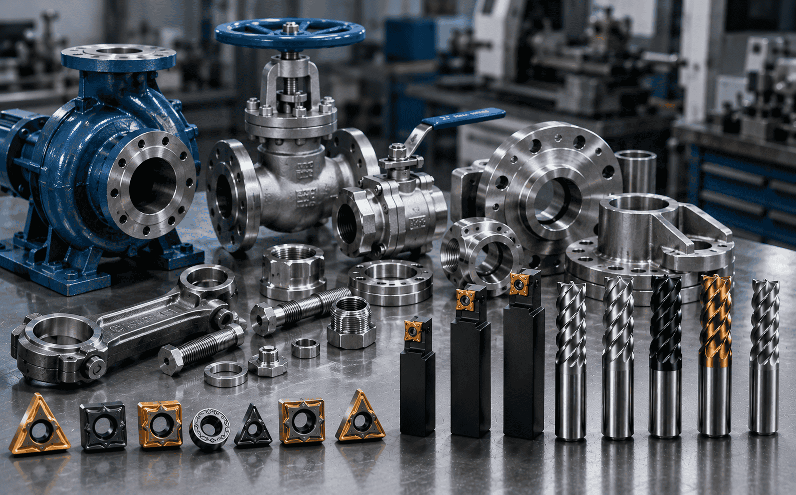 Pump, valve