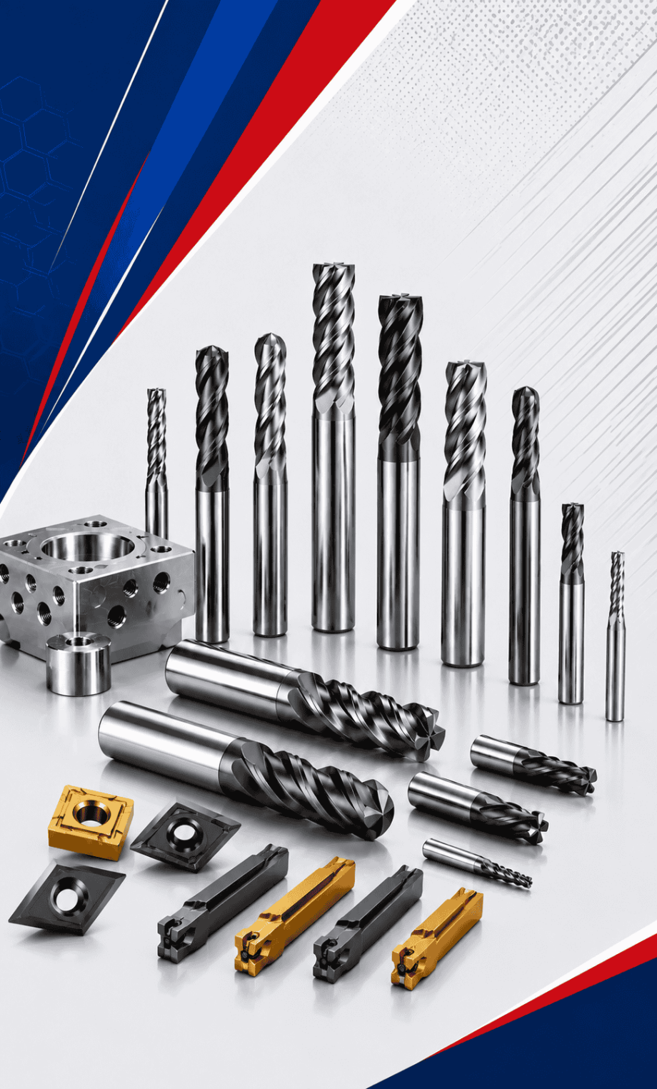 Solid Carbide End Mills and Drills